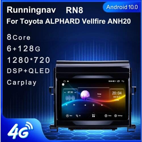 Runningnav For Toyota ALPHARD Vellfire ANH20 Android Car Radio Multimedia Video Player Navigation GPS