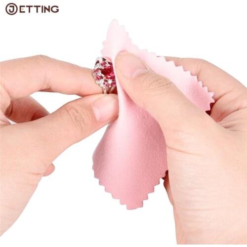 50Pcs/lot Lens Clothes Polishing Cloth Silver Ornaments Cloth Wipe Silver Jewelry Cleaning Cloth Useful Jewelry Tools Hot Sale