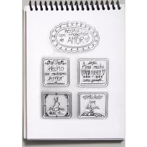 Rabbit Silicone Clear Seal Stamp DIY Scrapbooking Embossing Photo Album Decor