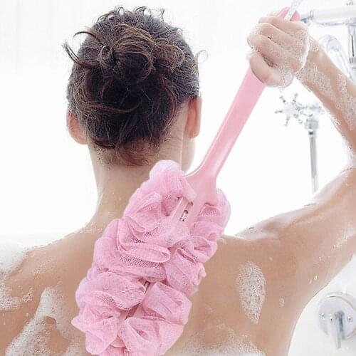 Bathroom Bathing, Rubbing Towel, Gauze, Rubbing Back, Big Flower Bath Ball Shower Hair Brush Body Brush Back Scrubber