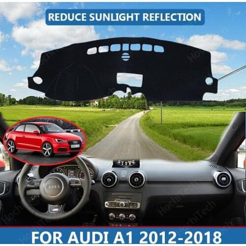 Car Inner Dashboard Cover Capet Cape for Audi A1 2012-2018 Dashmat Sunshade Pad Cover Dash Mat