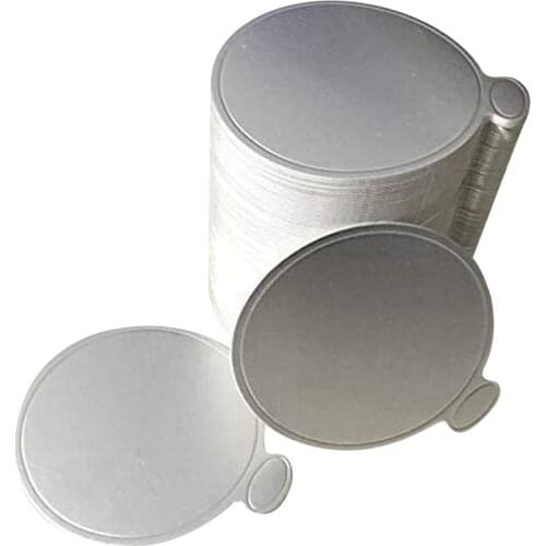 100Pcs 3.1inch Silver Mini Cake Boards Cardboard Cupcake Circles for Mousse Pastries Dessert Displays Tray