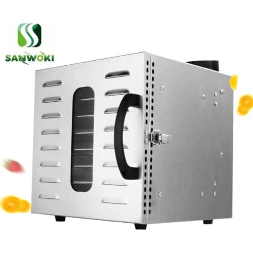 8 trays fruit tea maker Fruit Food Dryer Stainless Steel Food Fruit Vegetable Pet Meat Air Dryer Electric Dehydrator Drying oven