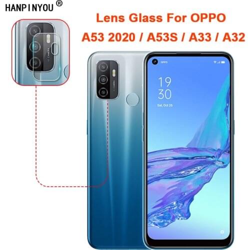 For OPPO A53 / A53S / A33 /A32 Clear Ultra Slim Back Camera Lens Protector Rear Camera Lens Cover Tempered Glass Protection Film