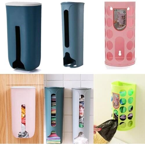 Home Garbage Bag Box Kitchen Organizer Bathroom Wall Hanging Storage Rack Bags Dispenser Storing Rack Drawing Storage Box Holder