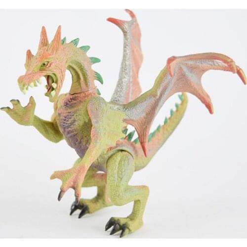 Action Diecast Colored Dragon Simulation Toys Figures Fly Dragon Doll Model Christmas Decoration Adult Kids Boys Best Gift