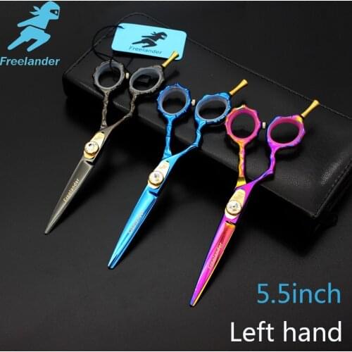 Freelander 5.5 Left-Handed Scissors&quotselling japan scissors cheap hairdressing scissors hairdresser thinning scissors hairdre