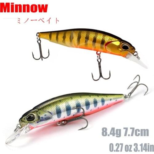 Hover Minnow Fishing Lure7.7 Cm 8.4G Wobblers SinKing Swimbait Artificial Hard Bait Japanese material Bass Carp Fishing Pesca