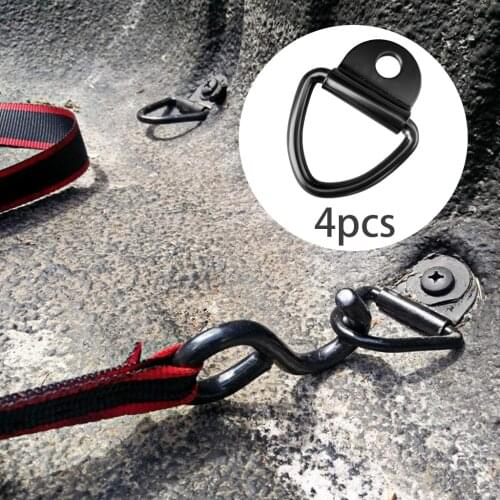 Trailers Ring Hook Truck Bed Tie Downs Anchor Lashing Ring Strap Holder D Shape Mounting Ring For Trailer Bicycle Atv Utv Quad