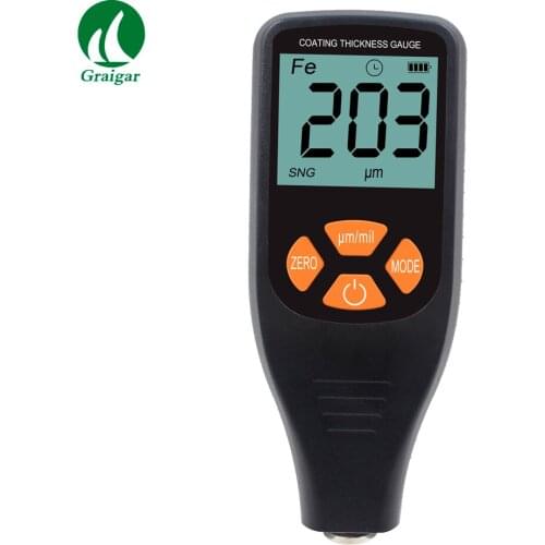 New JCT-300 Coating Thickness Gauge LCD Display Minimum Resolution 0.1um with F&NF Integral Probe Thickness Meter