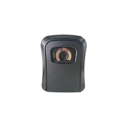 Fingerprint password key box homestay wall-mounted storage password lock metal anti-theft door cat eye box