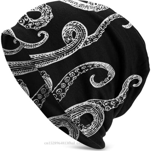 Bonnet Hats Steampunk Aesthetic Steam Machinery Men Womens Knitted Hat Tentacles Winter Warm Cap Street Skullies Beanies Caps