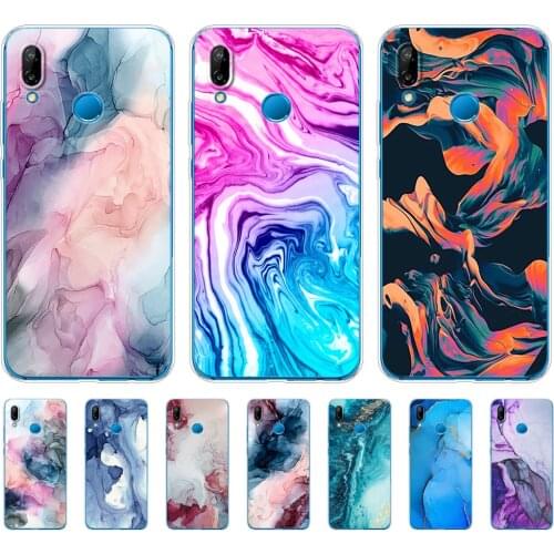 Silicon Cover Phone Case For Huawei P20 P7 P8 P9 P10 Lite Plus Pro 2017 p smart 2018 phone case fashion marble