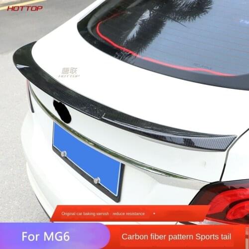 For Mg6 2017 2018 2019 2020 Empennage Spoiler Top Wing Sports Blade Pressure Empennage Modification Accessories