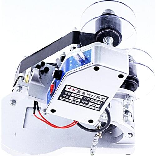 Printing Machine Ribbon Direct Heat Type Code Printer Heat Transfer Date Coding Machine Dates Thermal Coder Dy-8 Packing