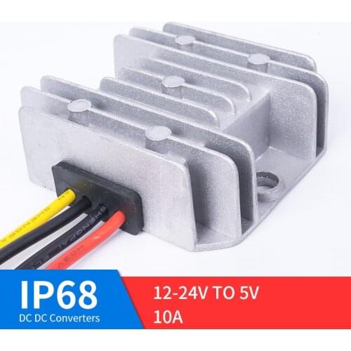 DC 12-24V TO 5V 10A DC Power High Quality Converter Step-Down DC Regulator for Automot
