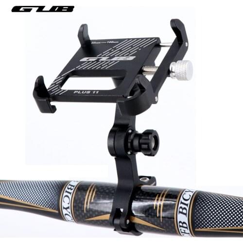 2020 Aluminum Phone Stand Multi-angle Rotatable Bike Phone Holder 3.5-7 inch Universal Bicycle Motorcycle Handlebar Clip Sta