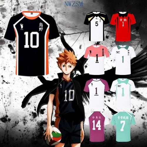 Anime Haikyuu 3D T Shirt Women Men Fukurodani Academy Akaashi Keiji Bokuto Koutarou Short Sleeve Funny Tshirt Cosplay Costume