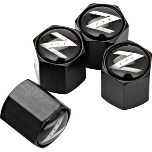Car Accessories Auto Wheel Rims Tire Valve Stem Caps for Z logo for Nissan 350z Qashqai X-trail X-terra Note Leaf Juke 370-z