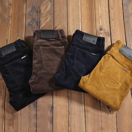 BLEASENDY Men's Corduroy Trousers