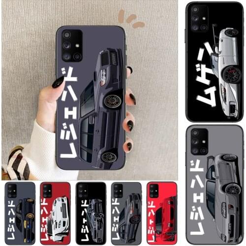 JDM Tokyo drift sports car Phone Case Hull For Samsung Galaxy A50 A51 A20 A71 A70 A40 A30 A31 A80 E 5G S Black Shell Art Cell Co