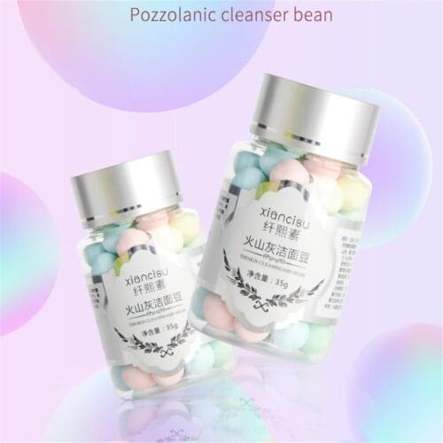 Hot Sales Face Washing Product Amino Acid Deep Cleansing Oil Control Moisturizing Volcanic Magma Bean Skin Care
