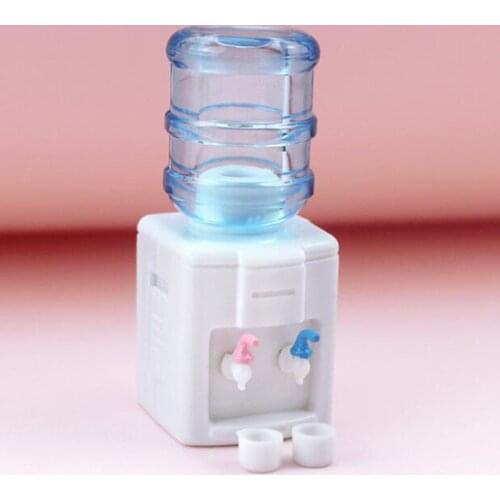Mini Water Dispenser 1/12 Dollhouse Miniature Life Play Scene Model Simulation Doll House Decorative Accessories Kids Toys