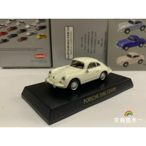 KYOSHO 1/64 Porsche 356C Coupe Collect die casting alloy trolley model