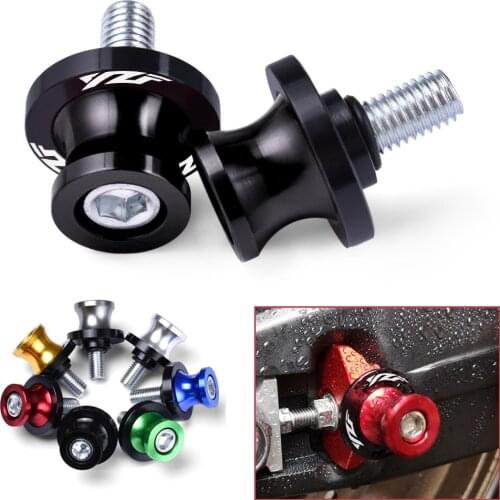 Motorcycle accessories 6MM Swingarm Spools slider stand screws for yamaha YZF R6 1999 2000 2001 2002 2003 2004 2005 2007 -2016