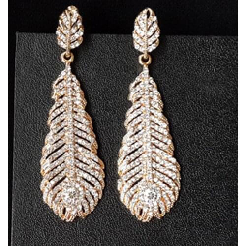 2021 New Earrings 925 silver pin Crystal from Swarovskis Wholesale Charm Women Fine Jewelry fit Original Woman Earrings