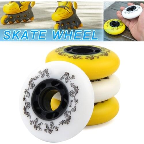 NEW 4 Pcs Inline Skates Wheels 90A Hardness Sliding Roller Durable Slide Skating