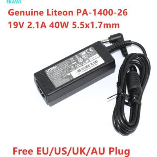 Genuine 19V 2.1A LITEON PA-1400-26 ADP-40PH BB AC Power Adapter For ACER ASPIRE E1-510 E3-112 E5-571 Laptop Power Supply Charger