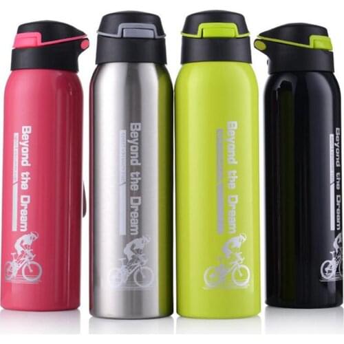 Portable 304 Stainless Steel 500ML Drink Water Bottle Insulated With Straw Water Bottle