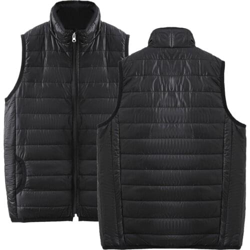 Kpop down jacket women/men soild Sleeveless down coat winter Ultralight White Duck Down Vest Slim Vest Windproof Warm Waistcoat
