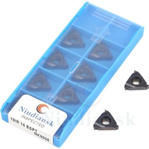 16ER 11BSPT 16IR 14BSPT NK9030 Thread Blade 16ER 19BSPT NK9030 Carbide Inserts CNC Lathe Tools 16ER Stainless Steel Turning Tool