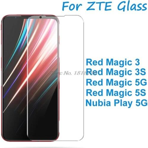 Glass For ZTE Nubia Play Tempered Glass Screen Protector Film For ZTE Nubia Red Magic 3 3S 5G 5S Lite Glass Screen Protection