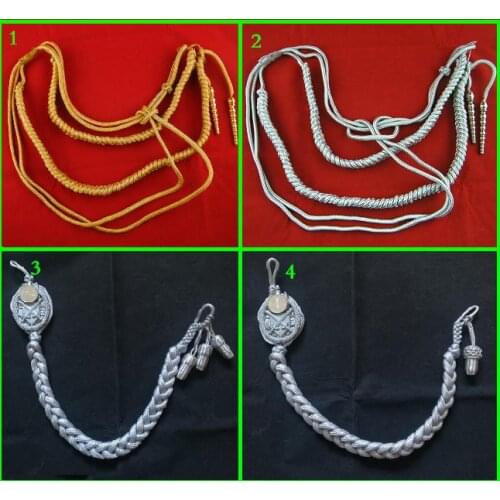 WWII WW2 GERMAN ARMY MILITARY UNIFORM METAL WIRE RIBBON TASSEL