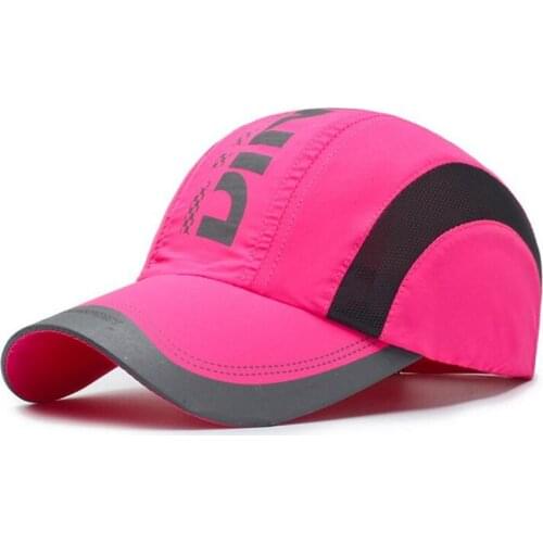 XdanqinX Adjustable Size Womens Sports Hat 2020 Summer Mens Ventilated Baseball Caps Ultra-thin Polyester Breathable Mesh Cap