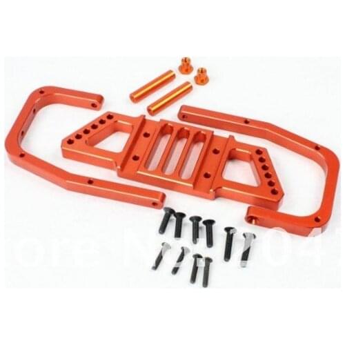 Alloy Rear Bumper Kit Fit for 1/5 HPI ROVAN ROFUN KM GTB TS BAJA 5B 5T 5SC