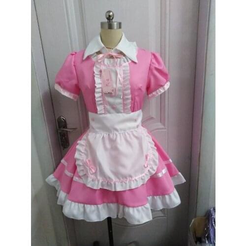 Women Maid Outfit Sweet Gothic Lolita Dresses Anime K-ON! Cosplay Costume Apron Dress Uniforms Plus Size Halloween Costumes