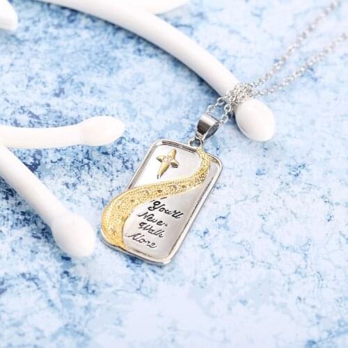 New Trend Jewelry Two Tone Cross Pendant Necklace Womens Charm Exquisite Wedding Party Accessories Multiple Styles S925 Chain