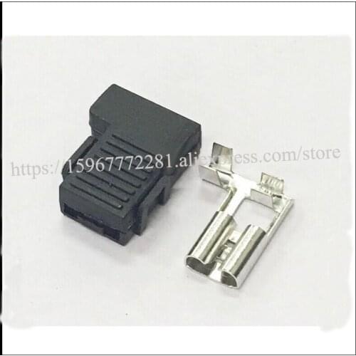 200set car male female Connector cable Terminal connectors jacket auto socket 1 pin Connector automotive plug DJ7019B-6.3-21