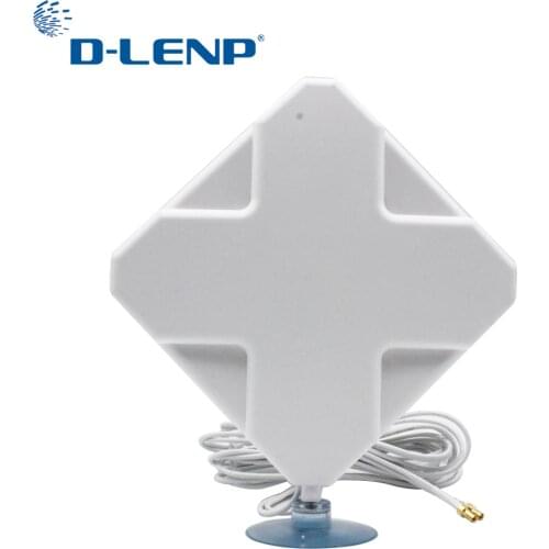 4G Mimo Antennas With Ts9 35dBi Gain 4G Antenna 2-TS9 Connector for 4G Modem Router Antenna with 2M Cable Signal Amplifier