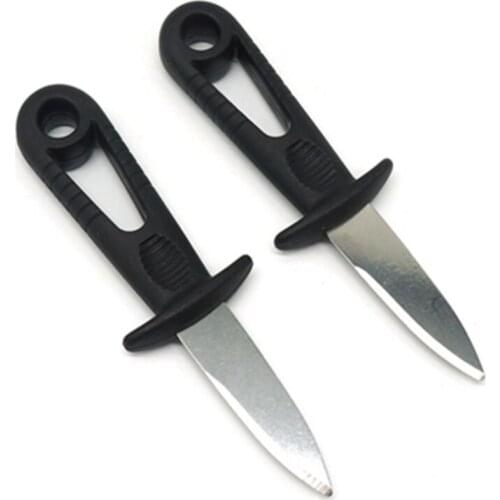 500pcs/lot Stainless steel oyster knife plastic handle kitchen oyster knife Seafood kitchen tools
