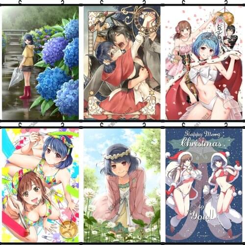 Diamond Embroidery Full Square Anime Diamond Painting Home Has A Girlfriend Pictures Mosaic Cross Stitch Kits Home Decoration