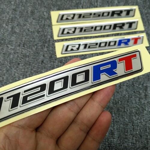 For BMW R1200RT R1200 RT Trunk Luggage Aluminum Case Emblem Logo Stickers Decal Protector Fairing Tank Pad Protection 2019 2020