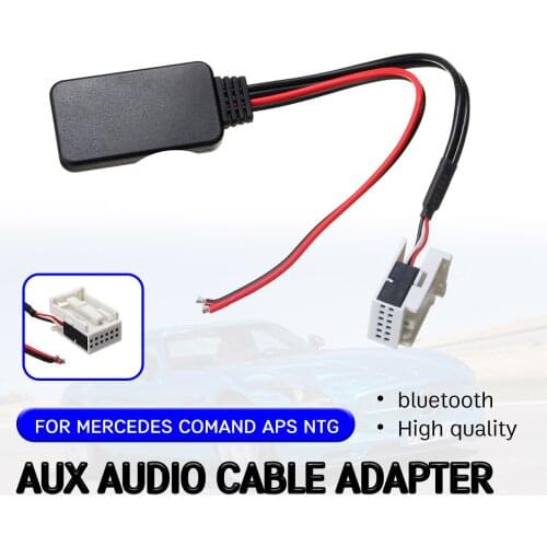 Bluetooth Aux Receiver Cable Adapter for Mercedes Wireless Aux Interface for Benz W169 W245 W203 W209 W164