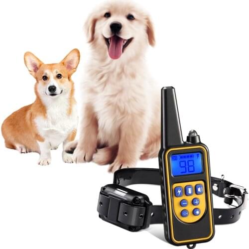 Electric Pet Fencing System Dog Shock Collar With Remote Control Waterproof Electric For Large Dog Pet Training Device 5