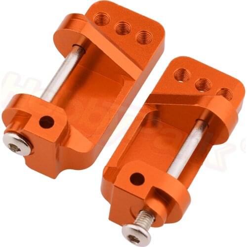 Hobbypark Aluminum Alloy Caster Blocks for RC 1/10 Traxxas 2WD Slash, Stampede, Rustler, Nitro Slash, Replacement of Part 3632