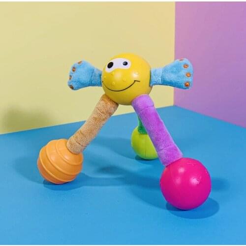 New Baby Toys Rattle Jumpy Ball Hand Bells Fun Jingle Ball Develop Intelligence Training Grasping Ability Toy For Baby Gifts